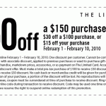 The Limited: $15 off $15 Purchase Coupon