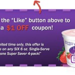 Facebook: Save $1 on Dannon Light & Fit Yogurt